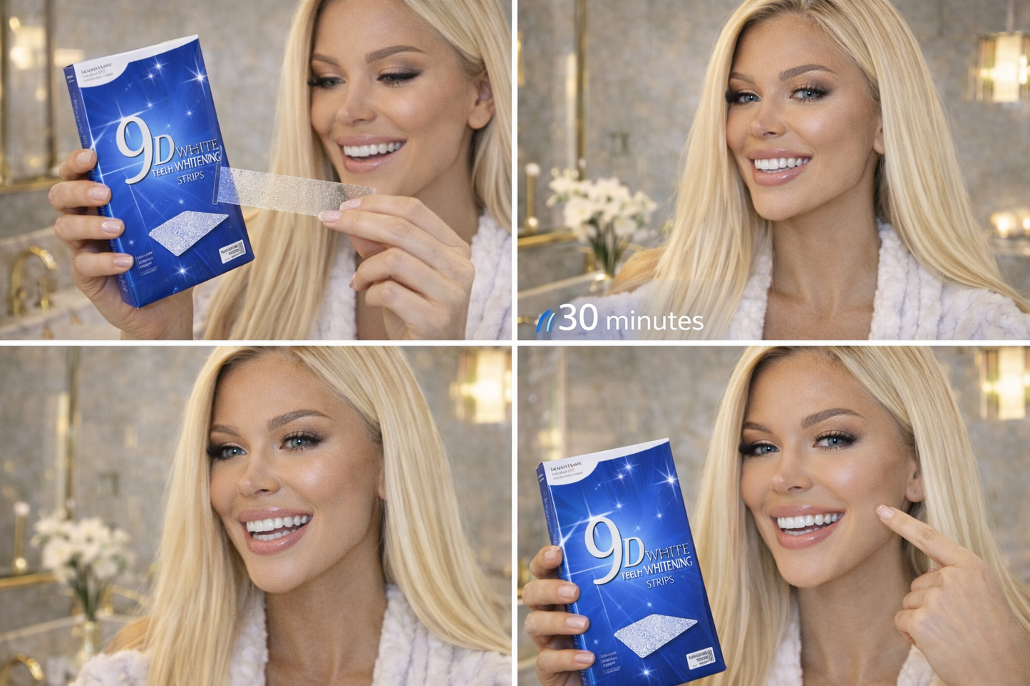 LUMESMILE™ 9D Whitening Strips – Instantly Brighter, More Confident Smile