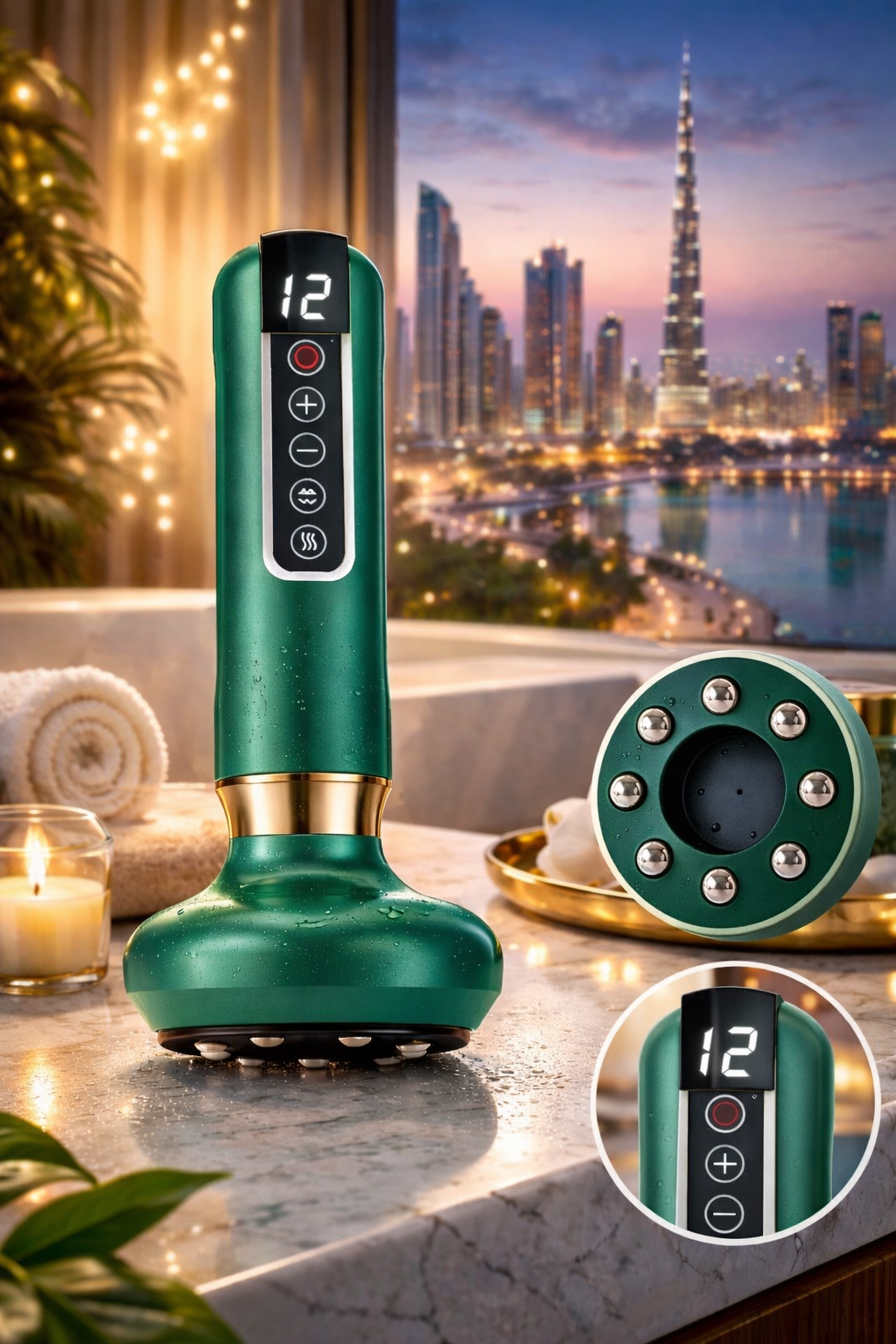 Luméra Sculpt™ Pro – Electric Cupping & Gua Sha Lifting Device for Face & Body Sculpting