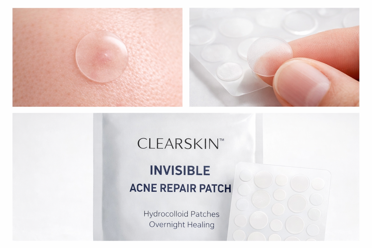 CLEARSKIN™ Invisible Acne Repair Patch – Fast, Clean & Discreet Spot Treatment