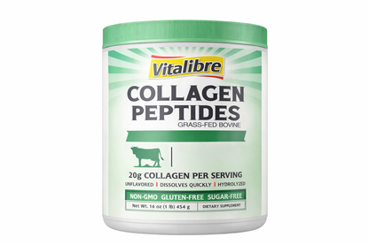 Grass-Fed Bovine Collagen Peptides Powder – Types I &amp; III – Unflavored – 20g Collagen per Serving – Clean, Pure &amp; Highly Bioavailable