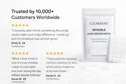 CLEARSKIN™ Invisible Acne Repair Patch – Fast, Clean & Discreet Spot Treatment