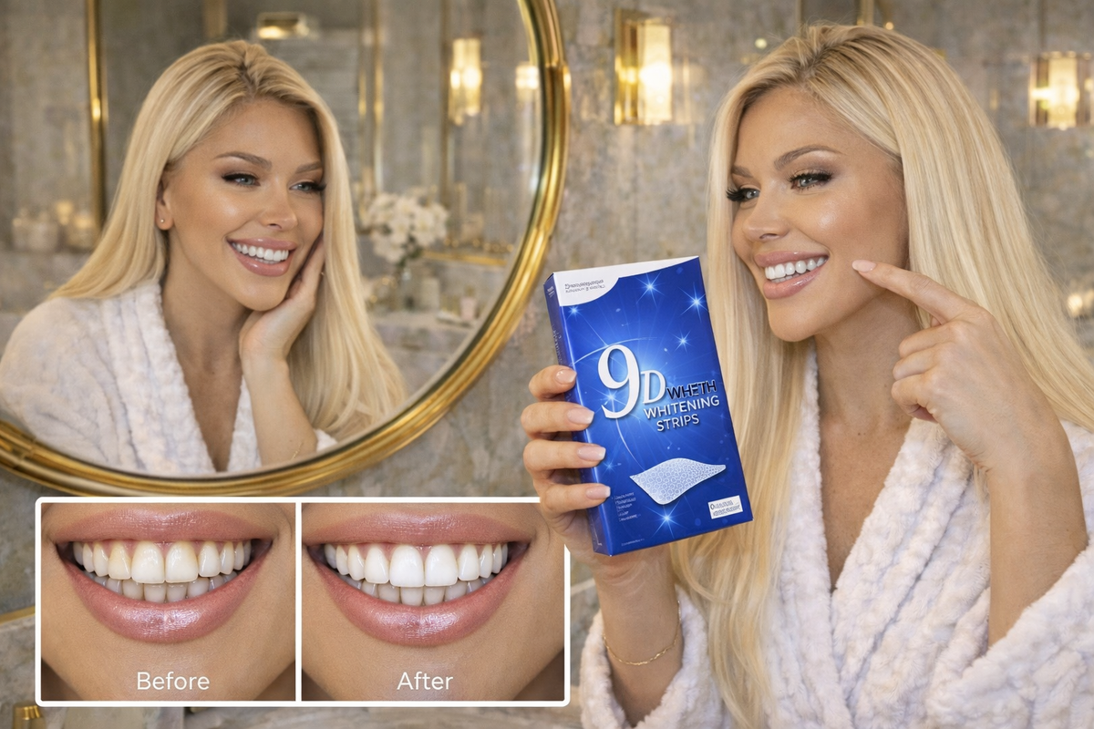 LUMESMILE™ 9D Whitening Strips – Instantly Brighter, More Confident Smile