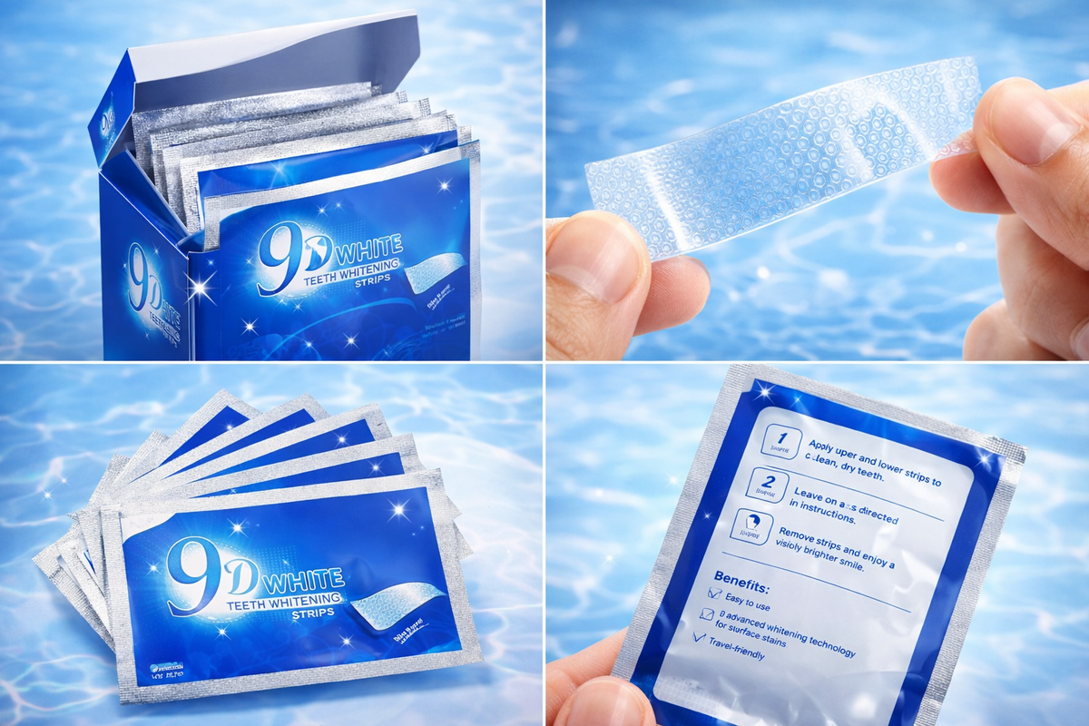 LUMESMILE™ 9D Whitening Strips – Instantly Brighter, More Confident Smile