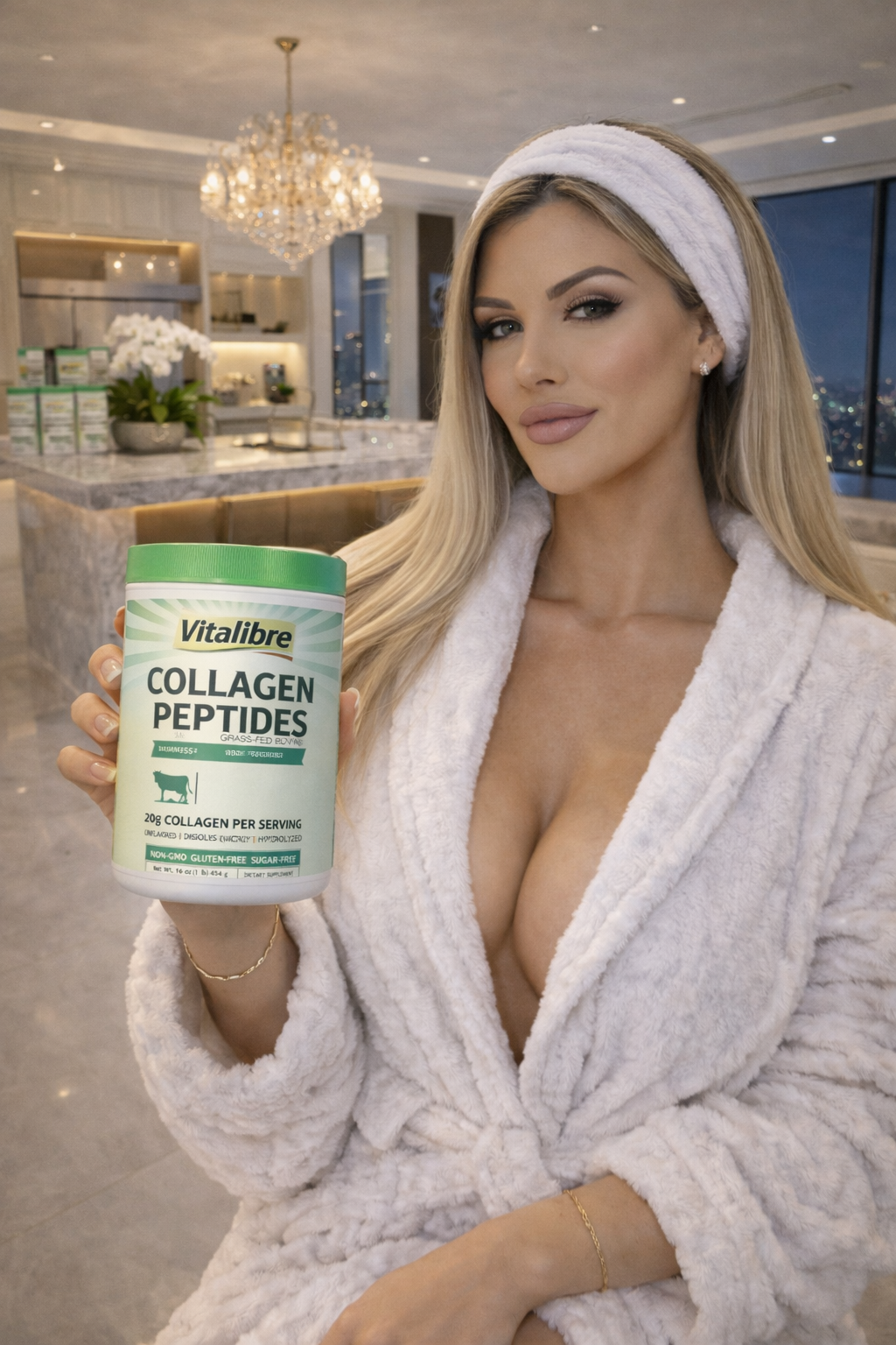 Grass-Fed Bovine Collagen Peptides Powder – Types I & III – Unflavored – 20g Collagen per Serving – Clean, Pure & Highly Bioavailable