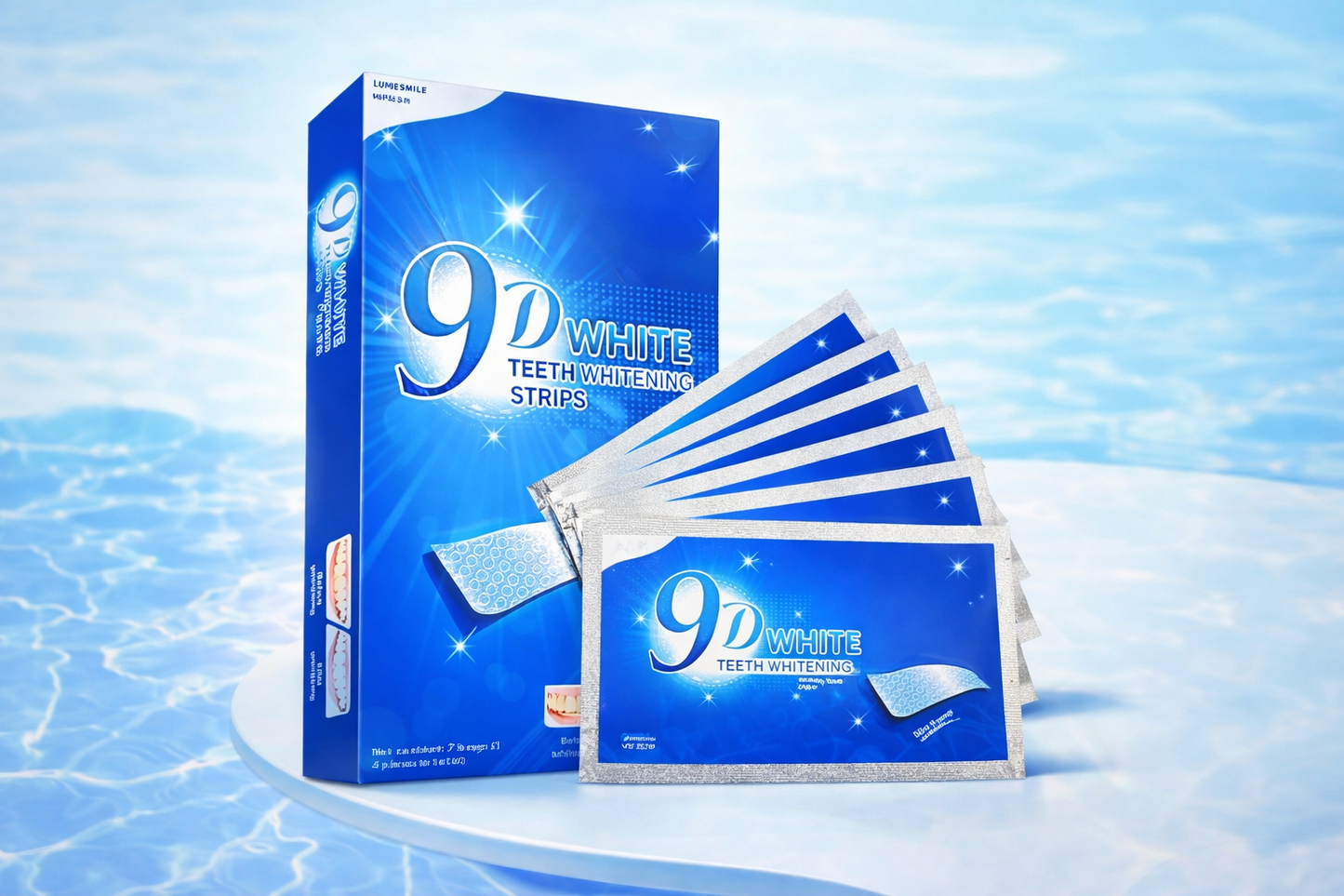 LUMESMILE™ 9D Whitening Strips – Instantly Brighter, More Confident Smile