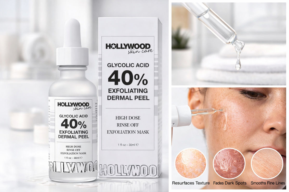40% Glycolic Acid Resurfacing Peel (1 oz) — Smooth, Brighten & Refine